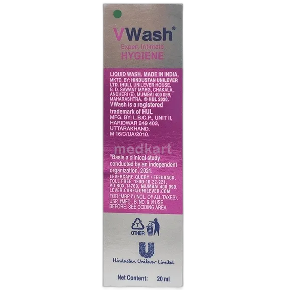 v wash plus 20 ml
